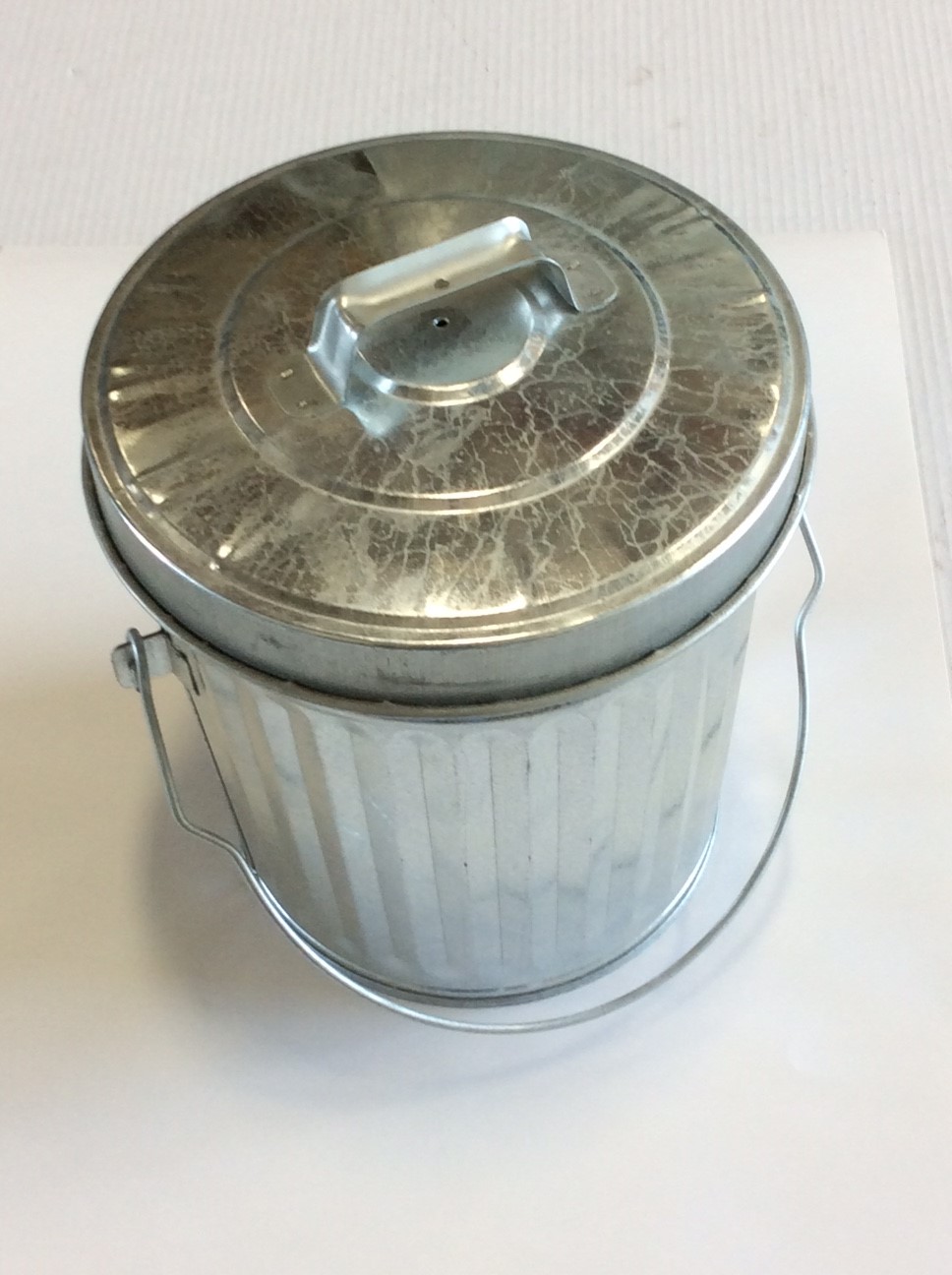 In The Ditch Itd Gallon Galvanized Trash Can With Lid Chevron