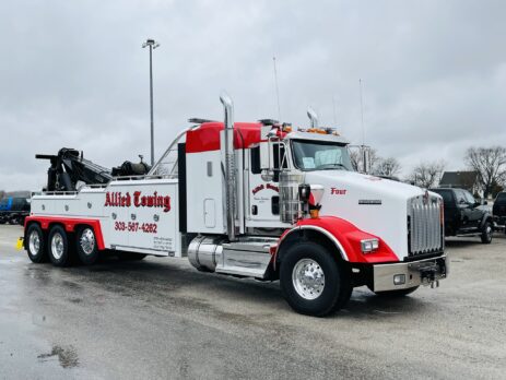 2022 KENWORTH T800 -565HP-224CA -18SPD-SLEEPER WHITE EXTERIOR WITH RED ...